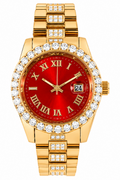 24H Date Oyster CZ Hours Watch