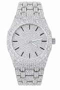 Amazing CZ Full Bustdown Iced Out Watch