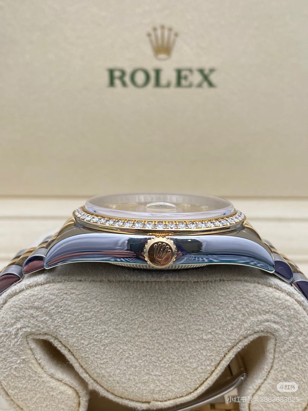 Rolex Moissanite Watch (First Copy)