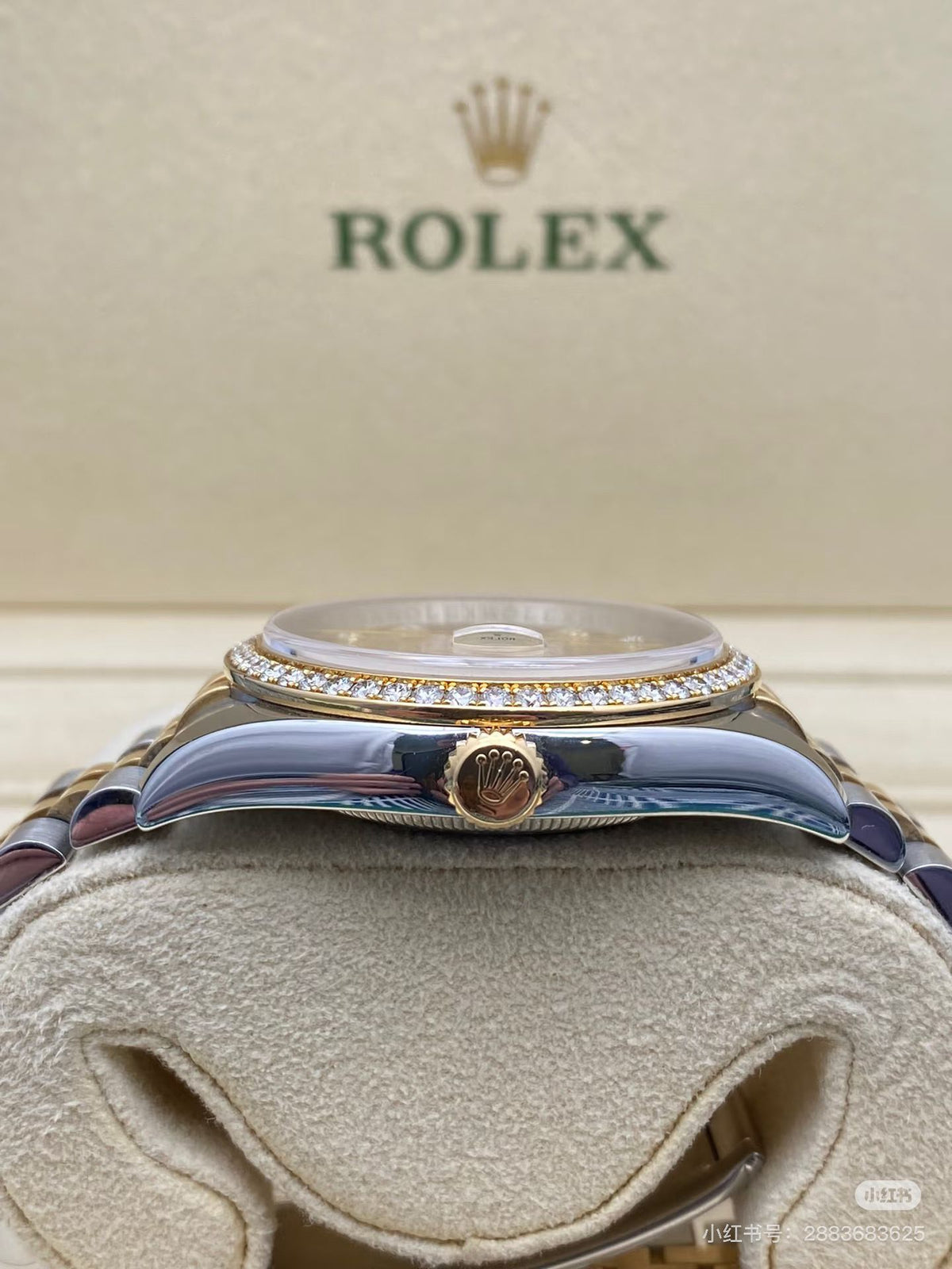 Rolex Moissanite Watch (First Copy)